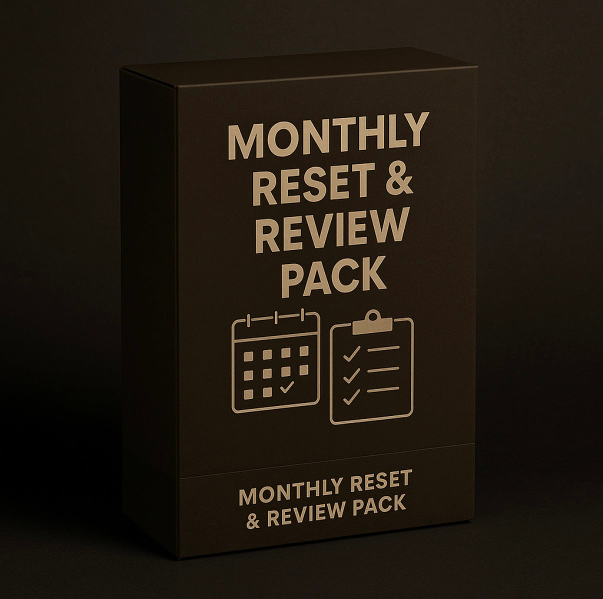 Monthly Reset & Review Pack